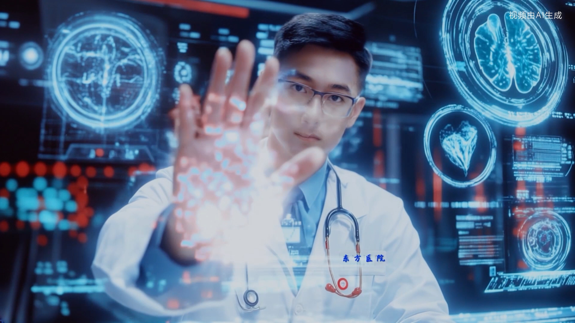 上海市东方医院医学人工大模型Med-Go宣传片